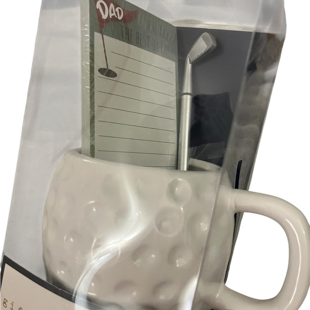 Golf Ball Design White Mug